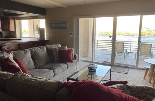 Holiday Shores House | Riverfront Oasis Guest House, one bedroom with dock
