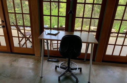 Scenic View West House | Romantic Secluded Studio with private Koi Pond and huge Natural Pool