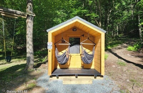 Roscoe Cabin | Roscoe Coop Clucking Crazy Hut