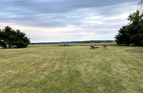 Berrien Springs RV Rental | Rustic Tent Campsite #1