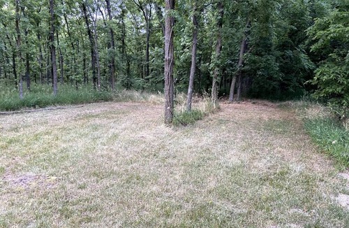 Berrien Springs RV Rental | Rustic Tent Campsite #1