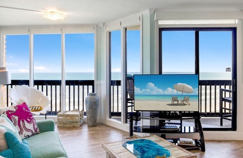 Port Aransas Condo | Sandpiper Condominiums 908L, Panoramic Gulf Views w/ direct access to Mustang Island/Port A beaches.