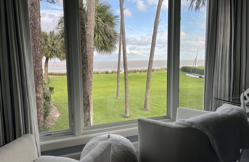 Sea Island House | Sea Island Beach Front with pool. Ocean views from almost All Rooms