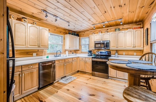 Ellijay Cabin | Secluded dog-friendly cabin w/grill, deck, forest & mountain views, 4x4 required
