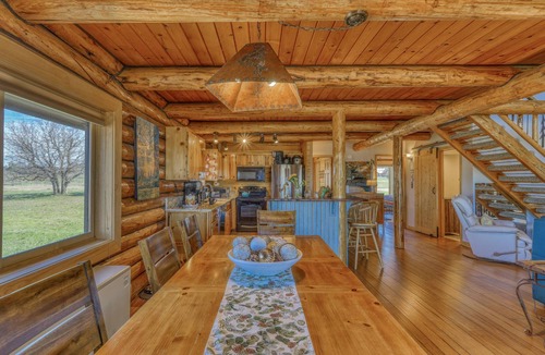 Pagosa Springs House | See Fall's Changing Colors! Charming Cabana Dichoso: Hot Tub, Game Room, Private Pond, Pet-Friendly!