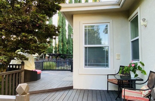 Saratoga House | Separate Entrance, Private New Suite + Bath+ Patio