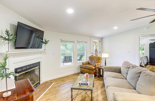 Cleveland House | Serene Cabin with Pond and Creek on South Saluda River