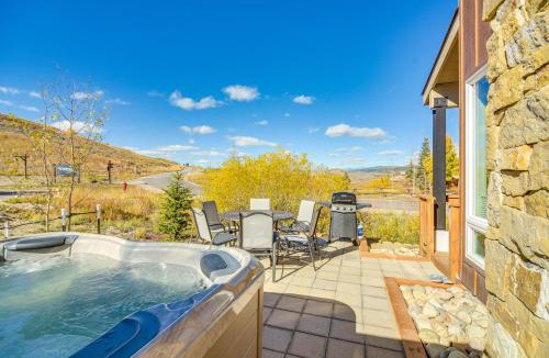 Silvercreek House | Ski-InandSki-Out Granby Townhouse with Private Hot Tub
