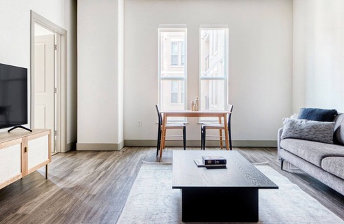 Ballpark Apartment | Sleek LoDo 1BR w/ Gym, Pool, W/D, 1 block to Coors Field, by Blueground