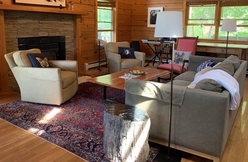 Mount Tremper House | Spacious mountain home, sunset views, creek.