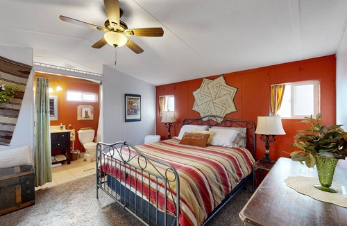 Bernalillo House | Spacious, single-level retreat with a large yard, washer/dryer, & full kitchen
