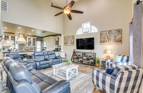 San Luis House | Steps from Gulf: Freeport Home w/Water Views