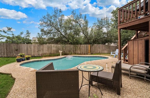 Stone Oak House | Stone Oak Oasis with Private Pool and Grill!