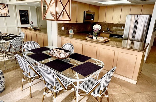 South Padre Island Condo | Stunning Beach Front Ground Floor 3/2 Condo. A Few Steps To The Beach!