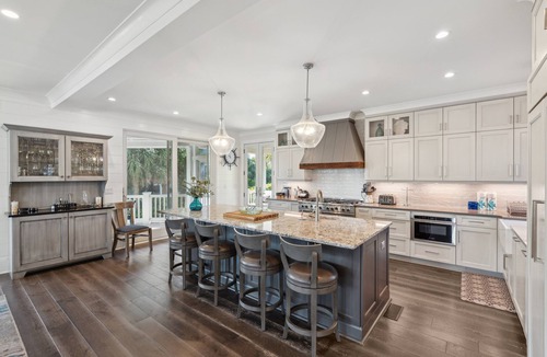 Isle of Palms House | Stunning Home! Pool, Theater Room, Steps to Beach - 3 46th Avenue