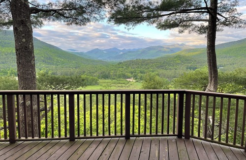 Keene House | Stunning views from house high up on mountain side.