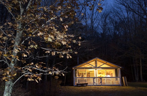 Shady Ski Chalet | Stunning Woodstock NY Chalet with panoramic Catskill Mountains Views