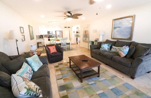 Crescent Beach Apartment | Stunningly Remodeled Ocean Front Unit w/HUGE Kitchen and Living Room on the