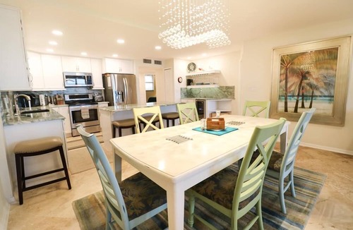 Crescent Beach Apartment | Stunningly Remodeled Ocean Front Unit w/HUGE Kitchen and Living Room on the
