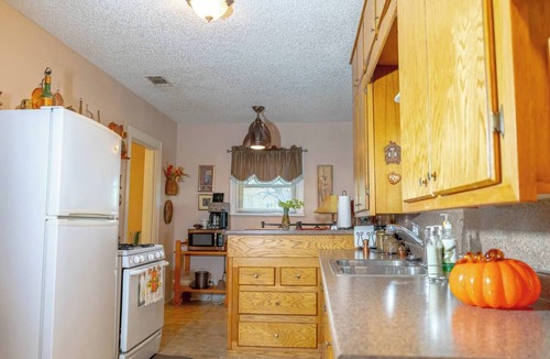 Saint Jo House | Stylish 2BR Cottage | Patio Views + Near Wineries