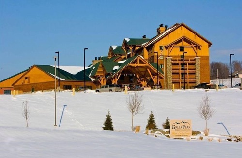 Blodgett Mills Condo | Suite with Pool, Hot Tub, Gym | On-site Waterpark
