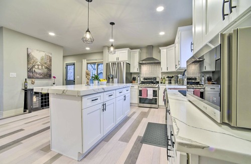 Clawson House | Sunny Clawson Home w/Yard - Walk to Main St!