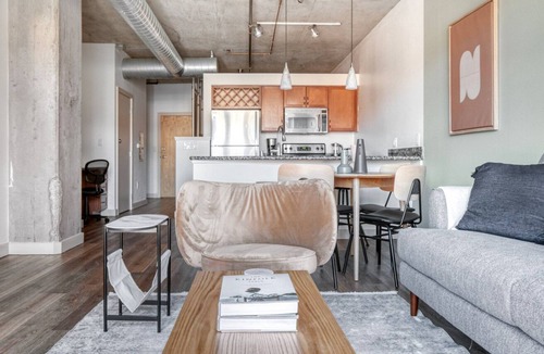 Ballpark Apartment | Sunny LoDo 2BR w/ W/D, Roof & Gym, nr Coors Field, by Blueground