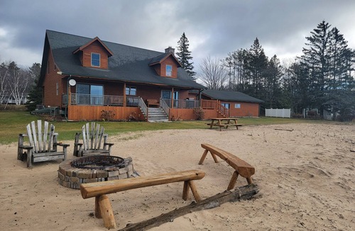Garden House | Sunset Beach House on Lake Michigan with 230 feet of private sandy beach!