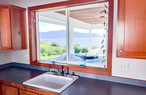 Lummi Island House | Sunset, Water Views with Hot Tub, Large Deck, and Privacy