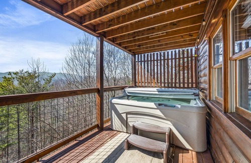 Gatlinburg - Pigeon Forge Cabin | Take in panoramic mountain views in this 3 BR/3 BA cabin with all the amenities