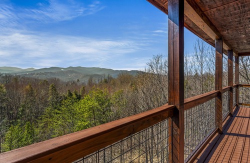 Gatlinburg - Pigeon Forge Cabin | Take in panoramic mountain views in this 3 BR/3 BA cabin with all the amenities