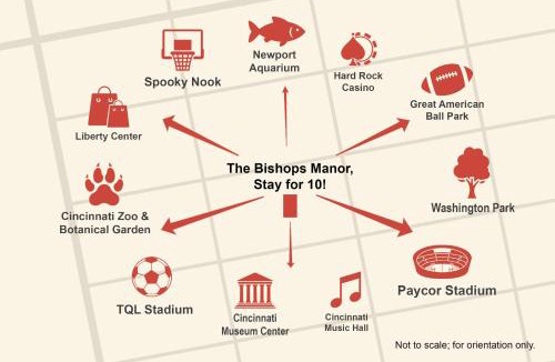 West Chester House | The Bishops Manor Stay for 10
