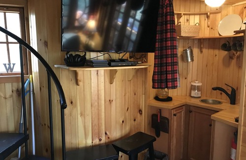 LaFayette Cottage | The Magical Chez Tree Rest Treehouse perched 35' above the forest floor!