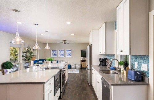 Scenic Heights House | The Santorini Retreat | Pool, Hot Tub, Game Room!