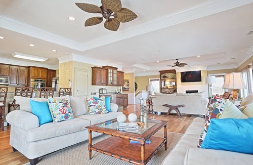 Tybee Island House | The Ultimate In Beach Living! Ocean View, Steps to Beach, Sleeps 8. Elevator!