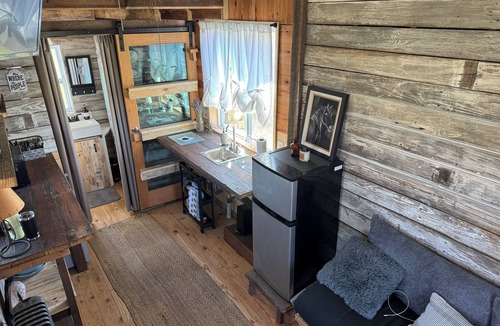 Social Circle Cabin | Tiny house on 50+ acre farm. Easy drive to Covington square and more!