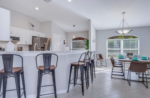Central Naples House | Tivoli Serenity | Modern Salt Pool Villa with Water View! King Beds!