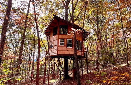 Copperhill Cabin | Treehouse w/Full Disc Golf Course~Dog Friendly