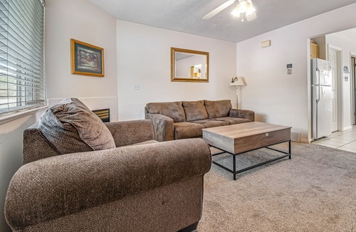 Harbor Village Condo | Tri-level condo w/shared pool, hot tub, sports courts, & views of Bear Lake