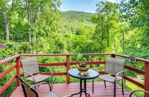 Robbinsville Cabin | Unique & Artsy Cabin w/Blue Ridge Mountain Views!