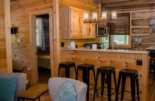Cherry Creek Cabin | Valley View A and B - Rustic Log Cabin