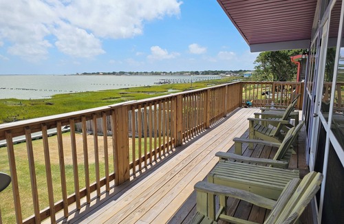 Palacios House | Valyn's Landing; Exclusive Bayhouse on the water with private lighted pier.