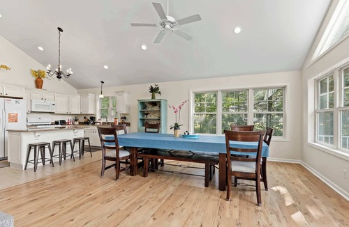 Kendall House | Vast Open Floor Home with Fire Pit on the Lake