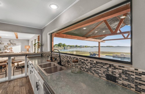 Graford House | Very Private 2 Acre Waterfront Lake House w/Pool & Hot Tub - optional bunkhouse