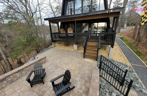 St. Leonard Cabin | Vintage Waterfront A Frame- Hideaway On The Bay