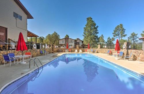 Ruidoso Apartment | Walk to Dtwn Ruidoso Mtn-View Condo with Pool!