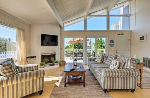 West Hampton Dunes House | Westhampton Beach Home with Deck and Ocean Views!