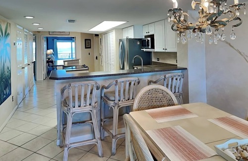 Crescent Beach Condo | Windjammer 412 | Oceanfront Condo with Balcony, Resort Pool, Tennis, Grill Area
