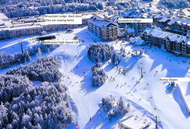 Stroll to Slopes, Village Area, Ski in-out MtLodge 241