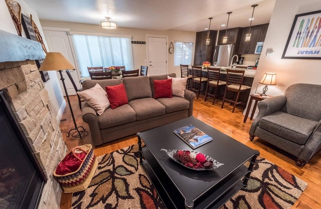 Walk to lifts from this stylish condo! Edelweiss Escape w/Hot Tub Pool!